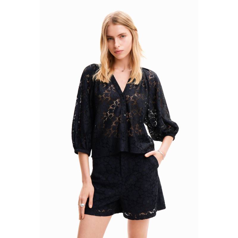 Bluse Damen Black L von Desigual