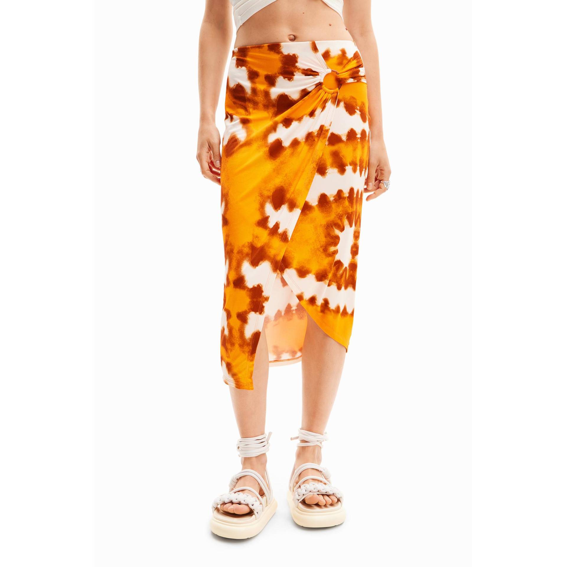 Rock Damen Orange M von Desigual