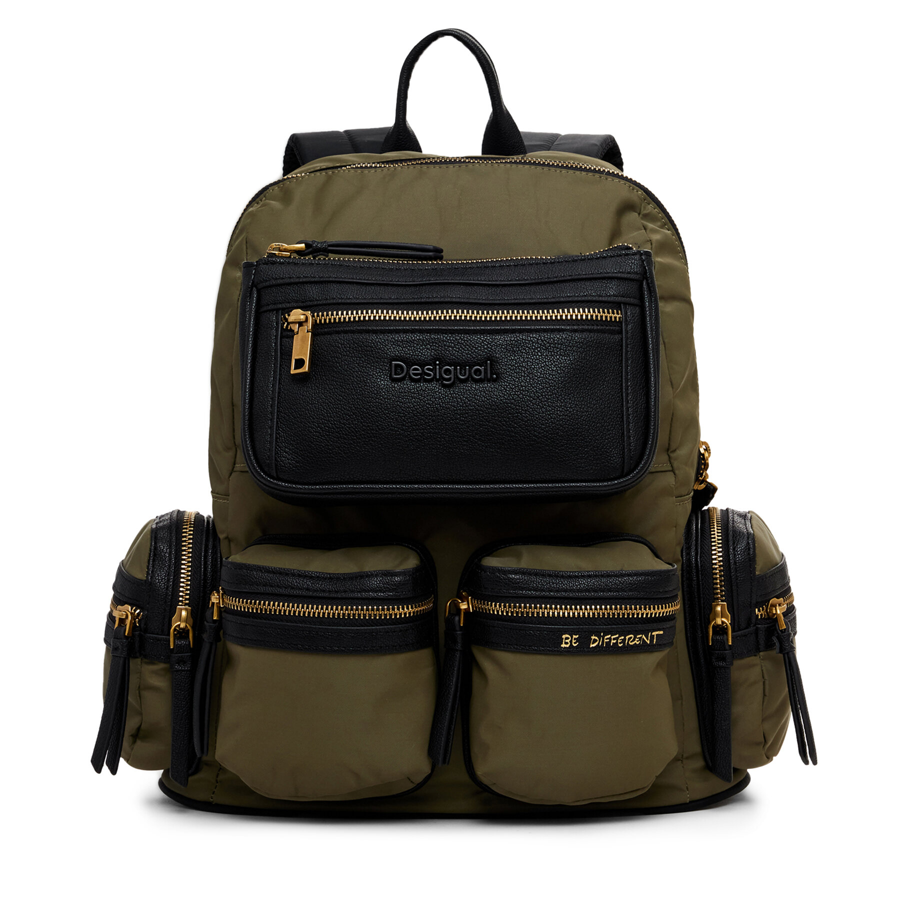 Rucksack Desigual Chester 24WAKY03 Khakifarben Rucksack Desigual Chester 24WAKY03 Khakifarben von Desigual