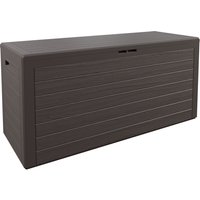 Auflagenbox Woody Braun Holzoptik 280L von Casaria®