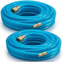 Druckluftschlauch 2er-Set je 10m Schnellkupplung/Stecker von Deuba®