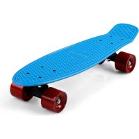 Retro Skateboard Blau/Rot von monzana®