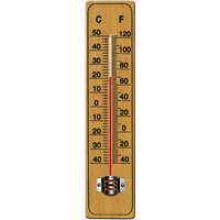 Thermometer aus Holz von Markenartikel