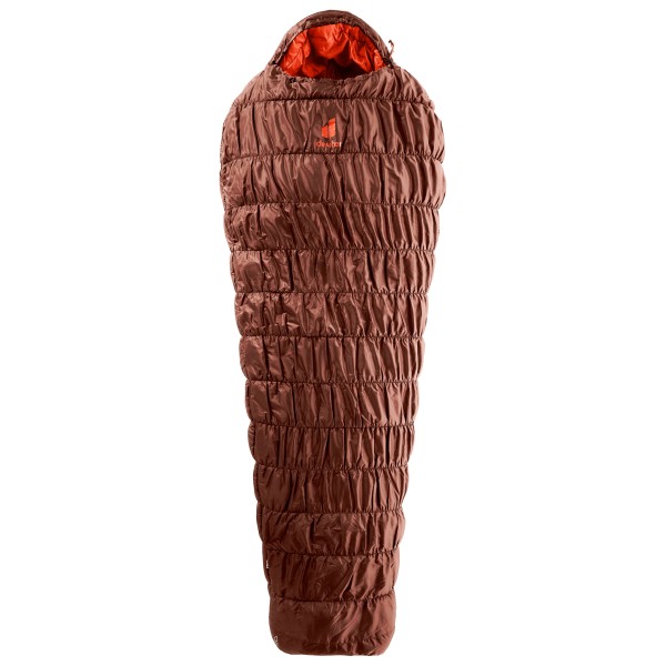 Deuter - Exosphere -6° - Kunstfaserschlafsack Gr 205 x 68-85 x 43-54 cm - Regular umbra / paprika von Deuter