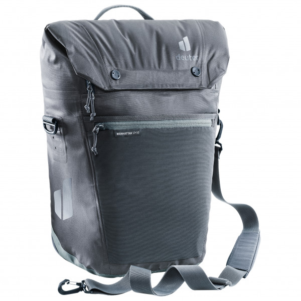 Deuter - Mainhattan 17+10 - Gepäckträgertasche Gr 17+10 l grau von Deuter