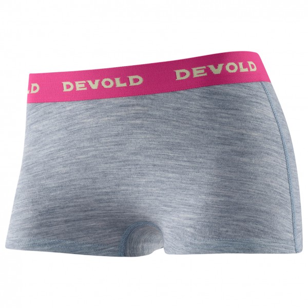 Devold - Breeze Woman Hipster - Merinounterwäsche Gr L;M;S;XL;XS rosa;schwarz/grau von Devold