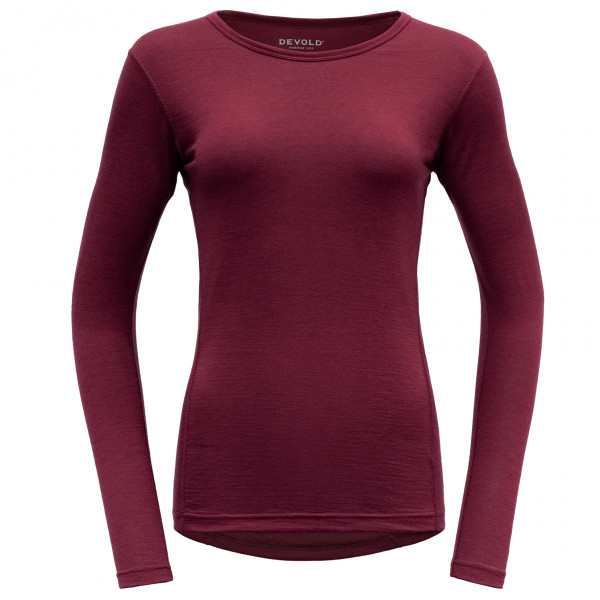 Devold - Breeze Woman Shirt - Merinounterwäsche Gr S rot von Devold