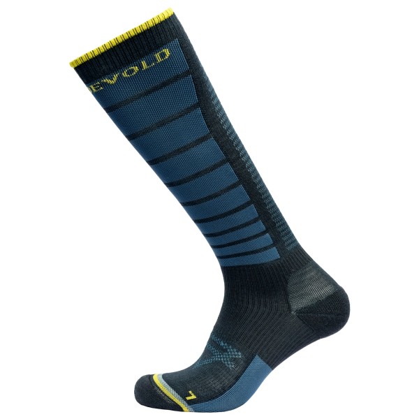 Devold - Running Merino Compression Sock - Laufsocken Gr 41-43 blau von Devold