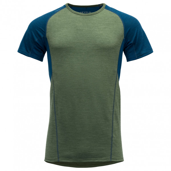 Devold - Running Merino T-Shirt - Laufshirt Gr L;M;S;XL blau von Devold