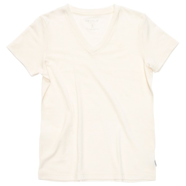 Devold - Women's Premium V-Neck - Merinoshirt Gr M weiß von Devold