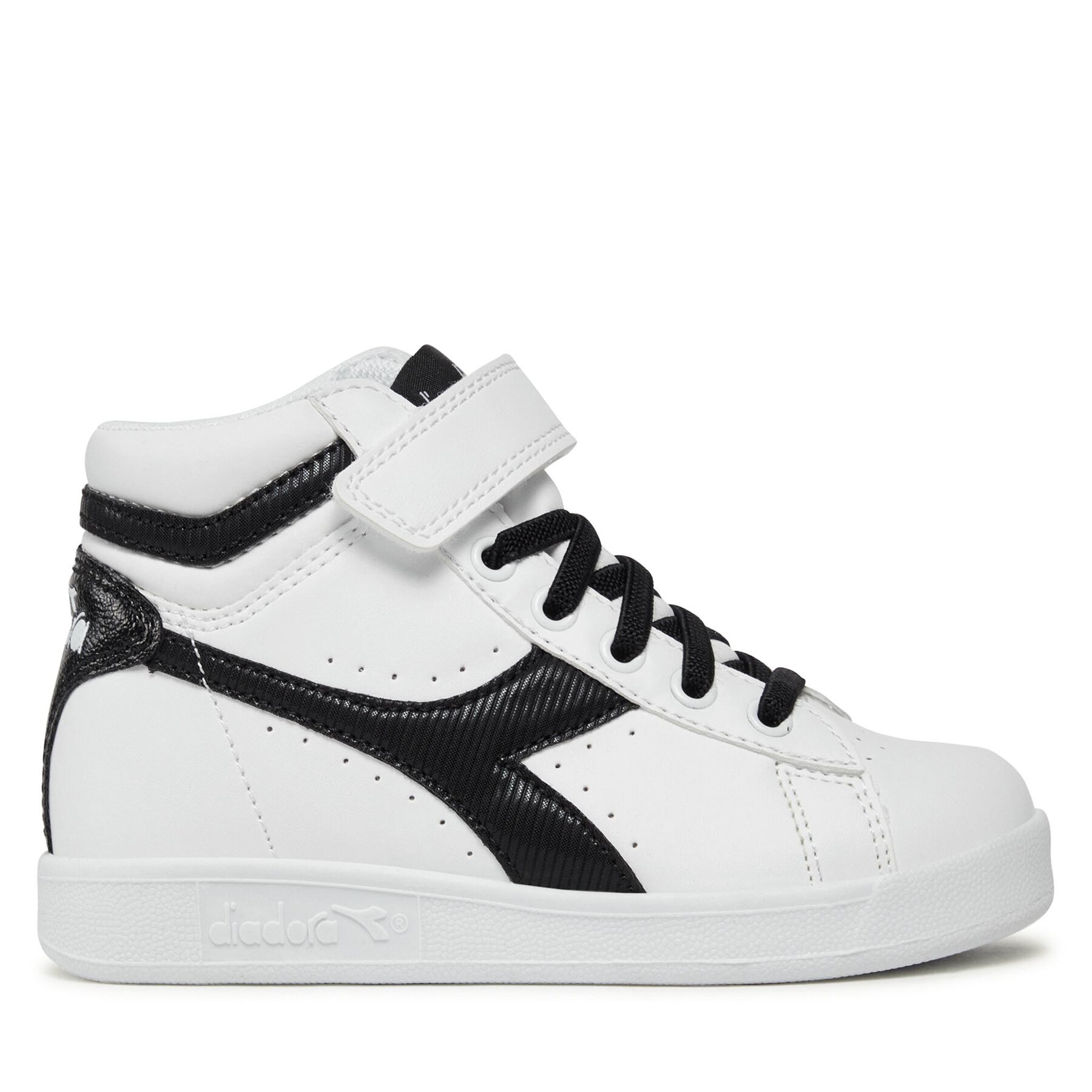 Sneakers Diadora Game P High Girl PS 101.176726-C1880 White / White / Black von Diadora