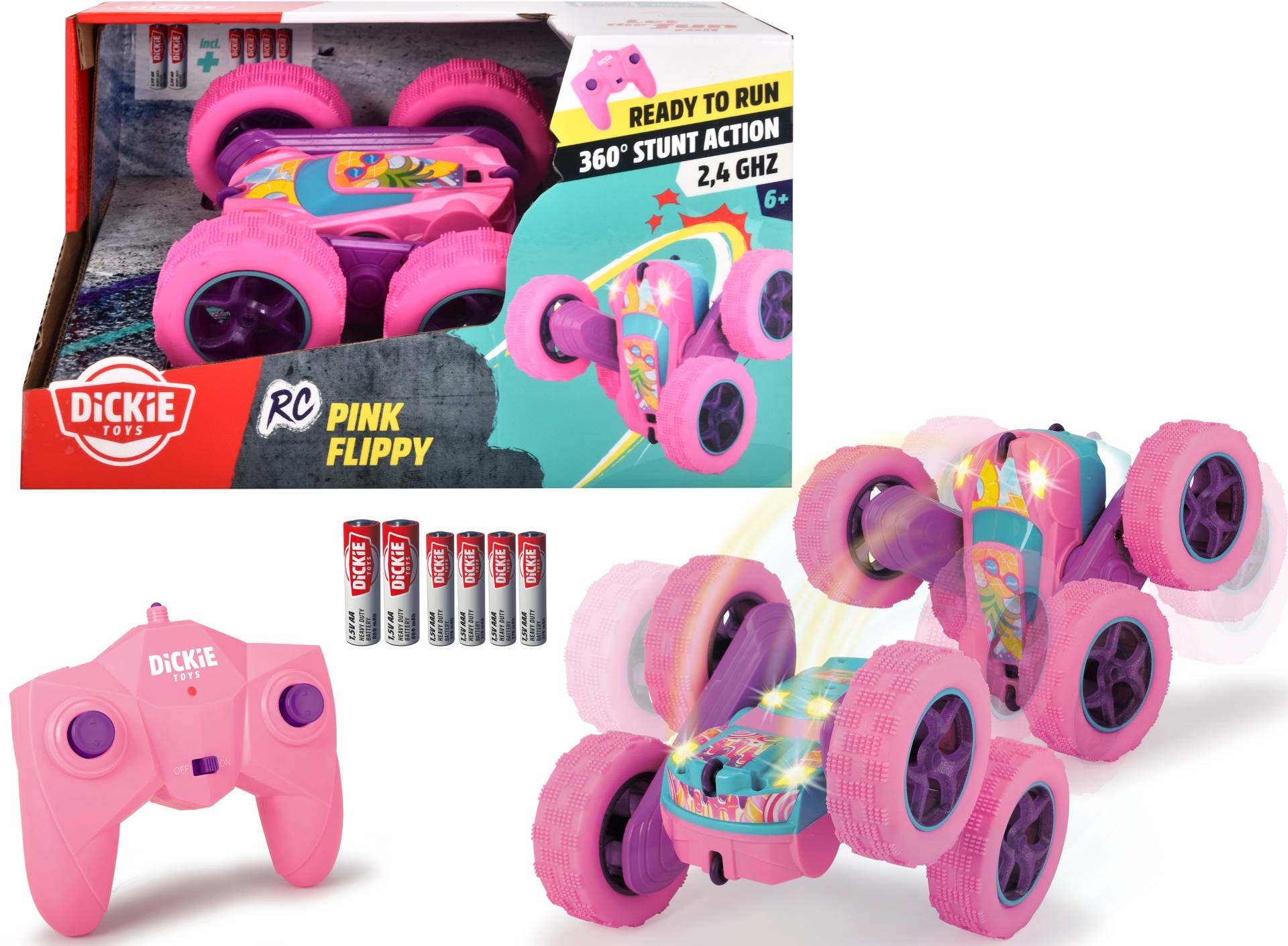 Dickie Toys RC-Monstertruck »Pink Flippy; 2,4 GHz« von Dickie Toys