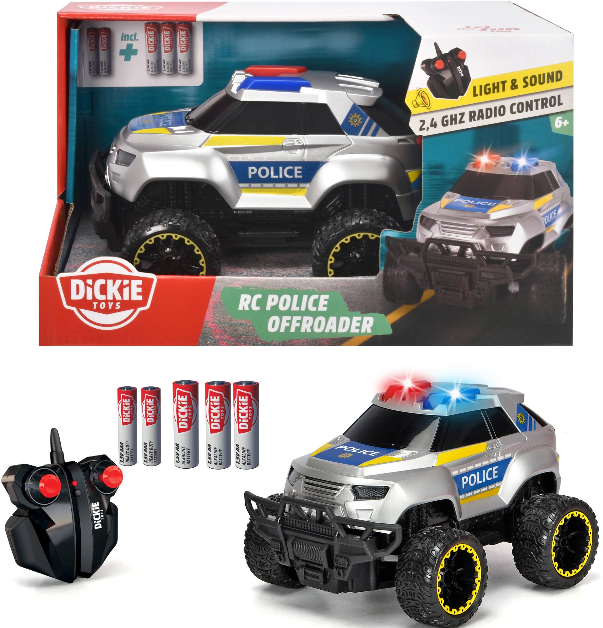 Dickie Toys RC-Monstertruck »Police Offroader RC; 2,4 GHz« von Dickie Toys