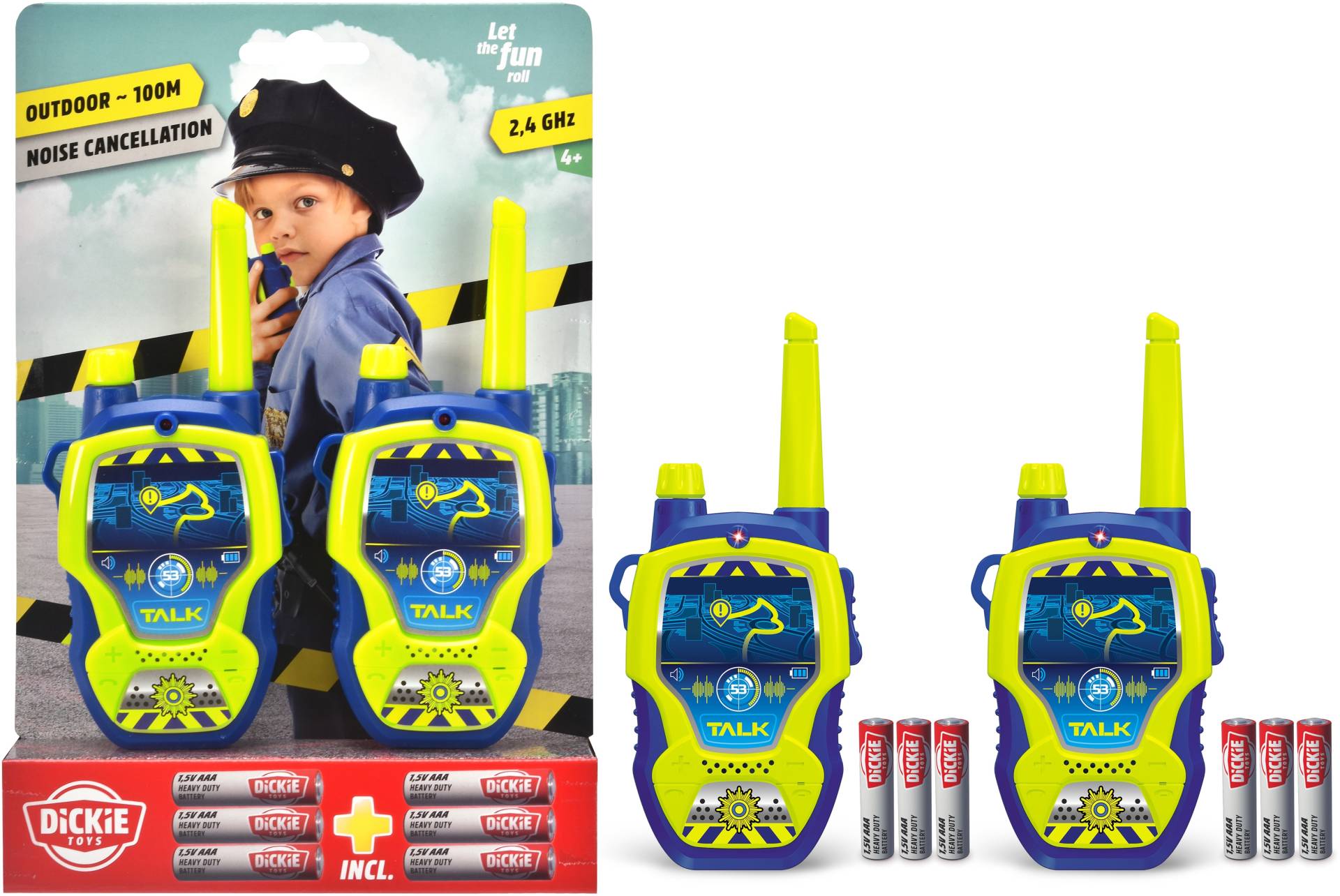 Dickie Toys Walkie Talkie »Police«, (2 St.) von Dickie Toys