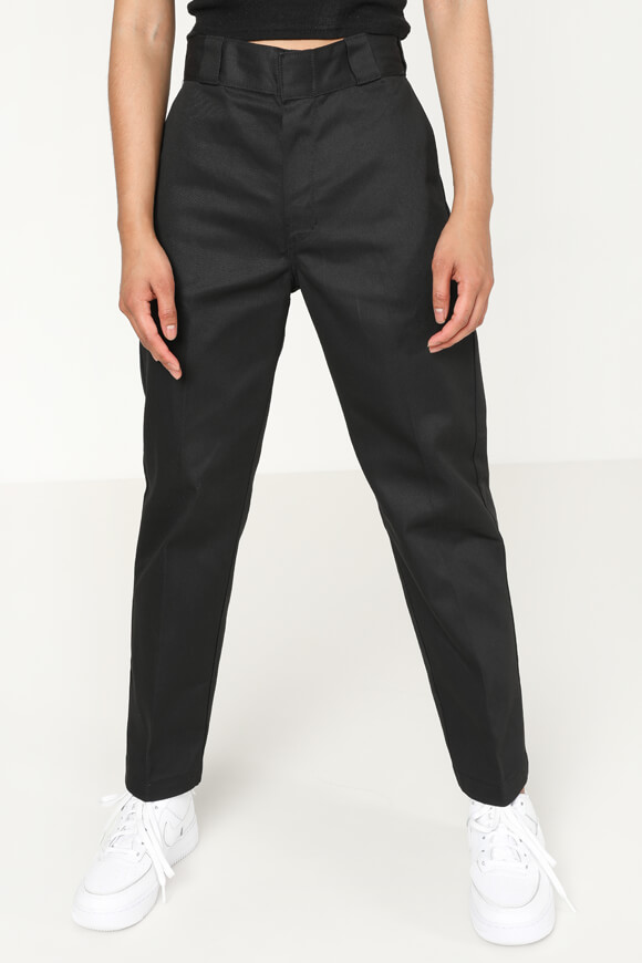 Dickies Cropped Chinos | Schwarz | Damen  | 24 von Dickies