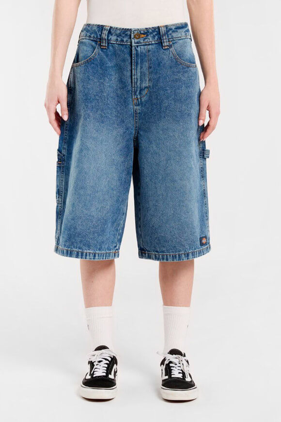 Dickies Carpenter Baggy Fit Jeansshorts | Rinsed Fade | Damen | 28 Dickies Carpenter Baggy Fit Jeansshorts | Rinsed Fade | Damen | 28 von Dickies