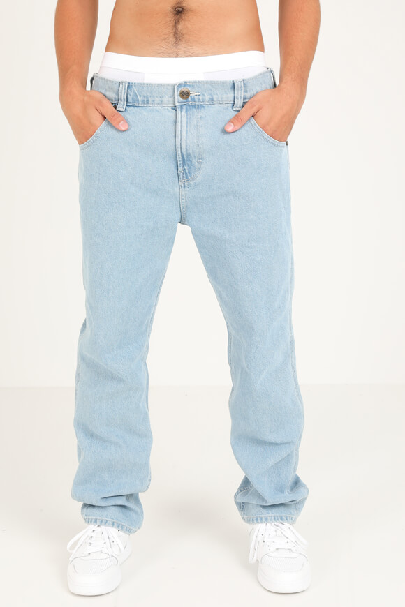 Dickies Houston Relaxed Straight Fit Jeans L32 | Vintage Aged Blue | Herren  | 28/30 von Dickies