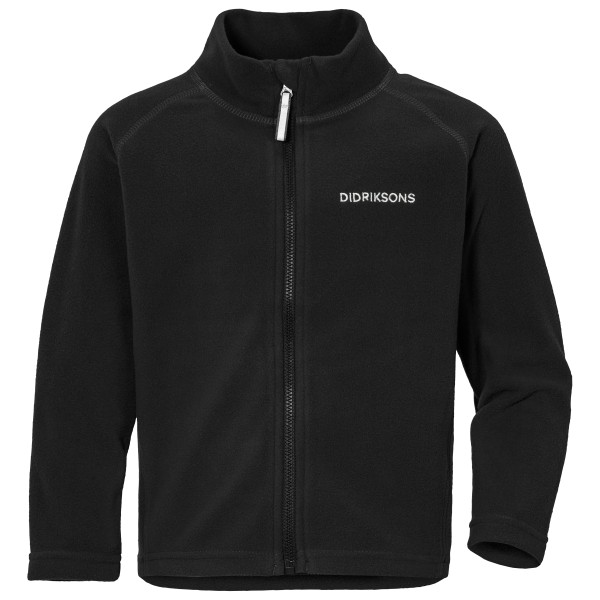 Didriksons - Kid's Monte Fullzip 8 - Fleecejacke Gr 80 schwarz von Didriksons