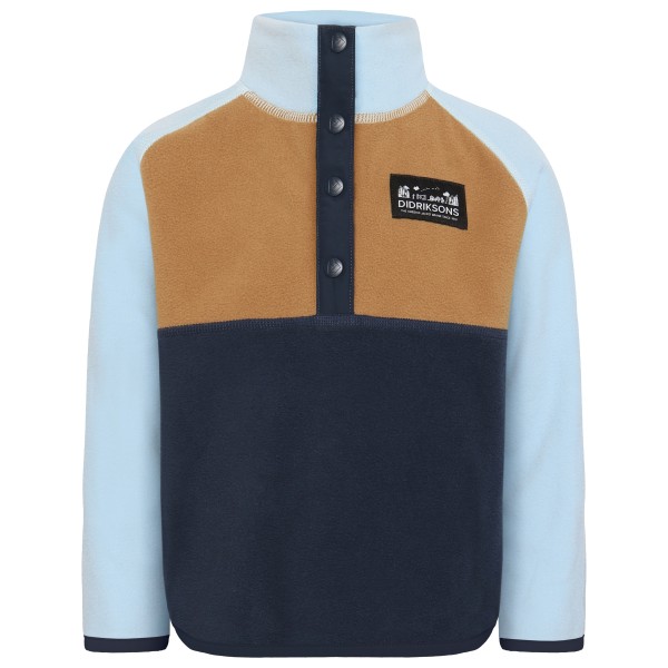Didriksons - Kid's Monte Half-Buttoned 4 - Fleecepullover Gr 100 blau von Didriksons