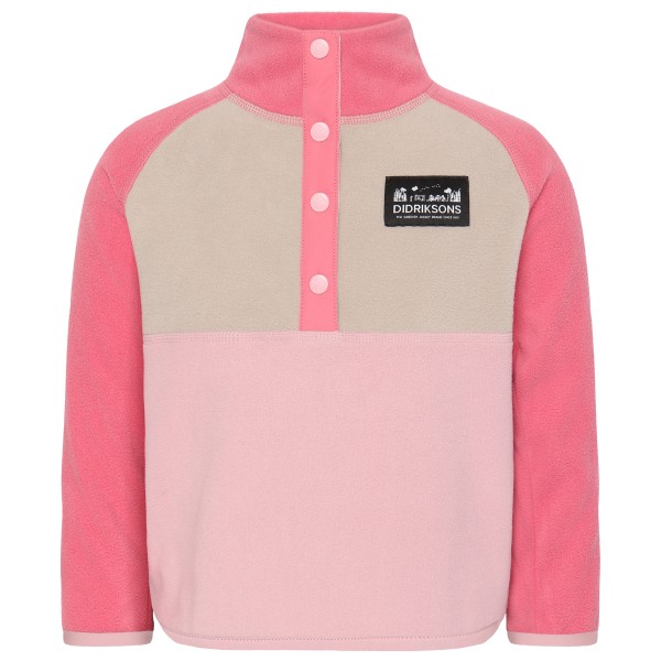 Didriksons - Kid's Monte Half-Buttoned 4 - Fleecepullover Gr 140 rosa von Didriksons