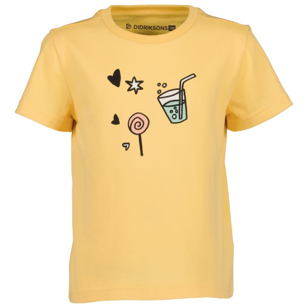 Didriksons - Kid's Mynta 2 - T-Shirt Gr 130 beige von Didriksons