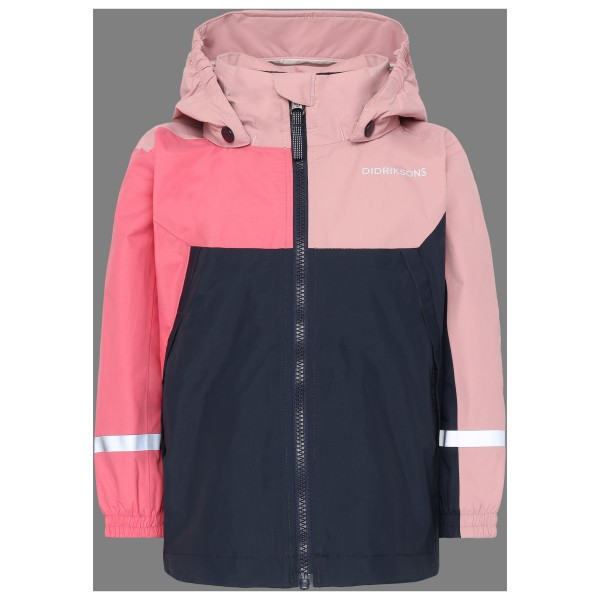 Didriksons - Kid's Pilvi Jacket - Regenjacke Gr 110 blau/rosa von Didriksons