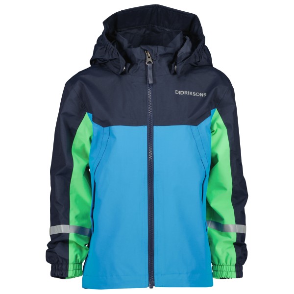 Didriksons - Kid's Pilvi Jacket - Regenjacke Gr 100;110;120;130;140;80;90 blau;blau/rosa;grün/blau von Didriksons