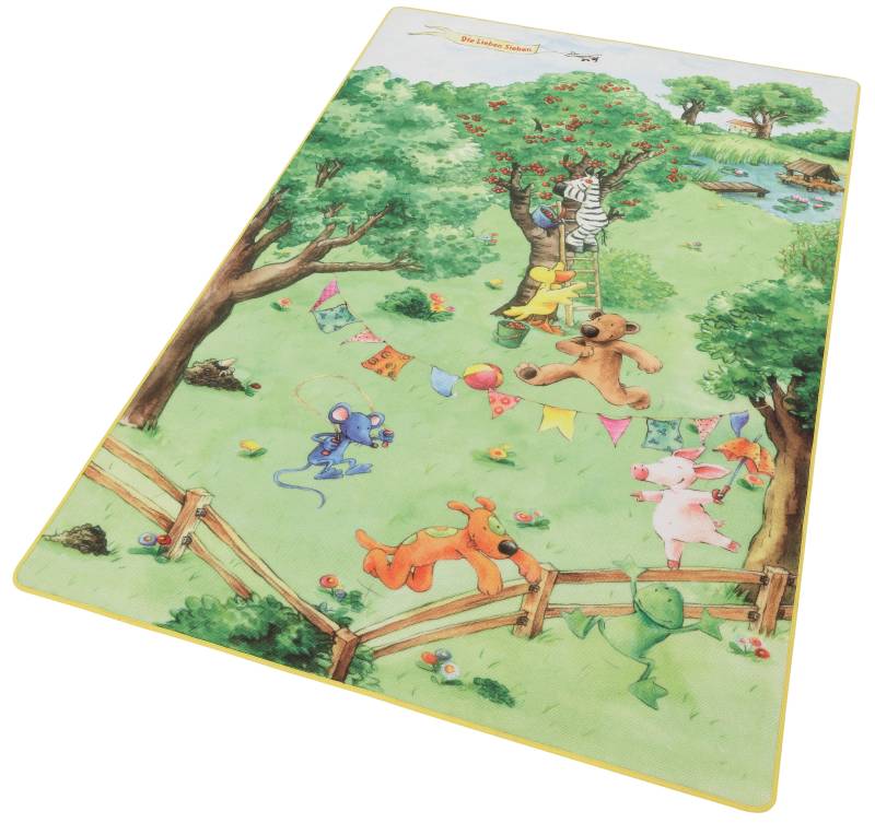 Die Lieben Sieben Kinderteppich »LS-205«, rechteckig, 2 mm Höhe, Kinderzimmer von Die Lieben Sieben