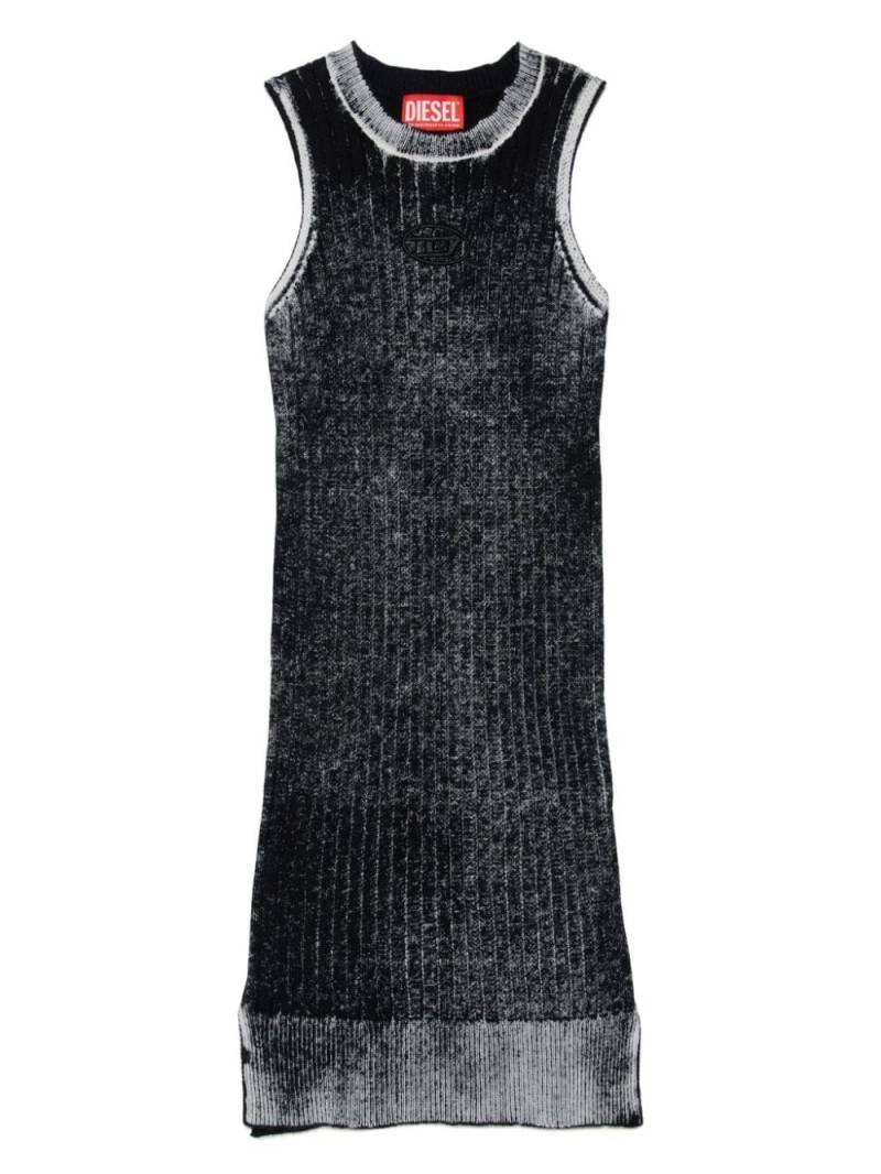 Diesel Kids Dradi crew-neck cotton dress - Black von Diesel Kids