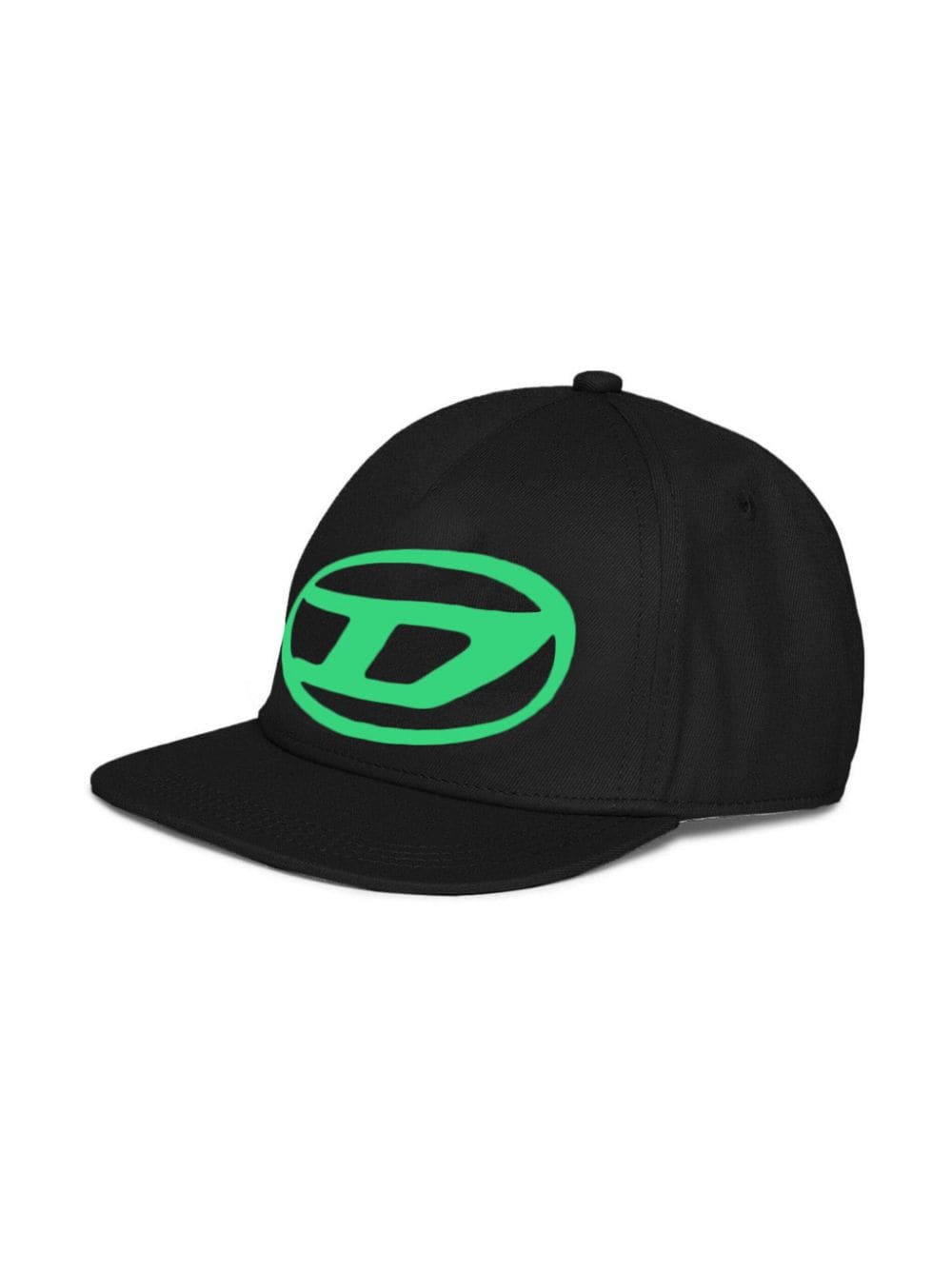 Diesel Kids Ftula logo-print cotton cap - Black von Diesel Kids