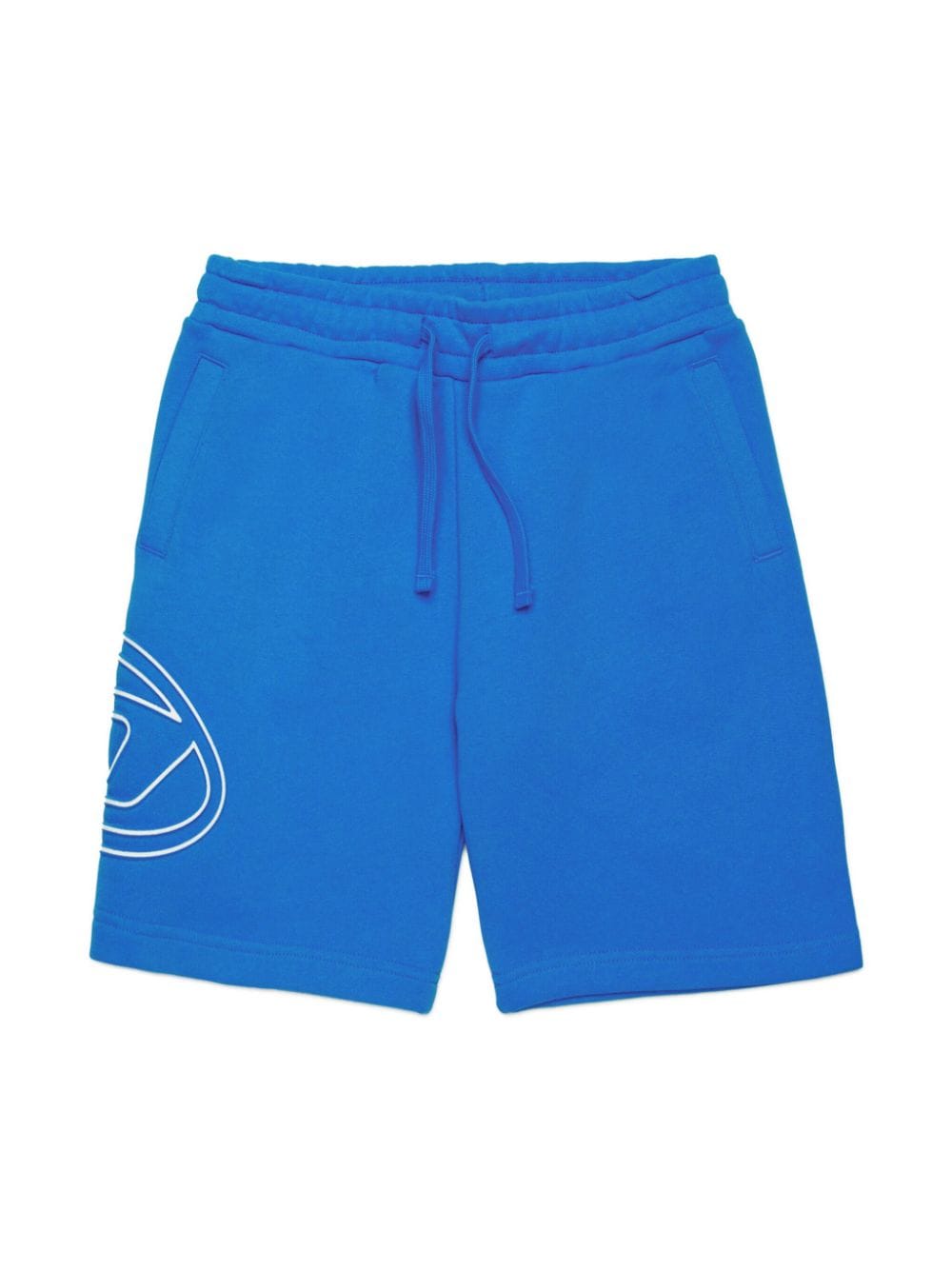 Diesel Kids Oval D cotton shorts - Blue von Diesel Kids