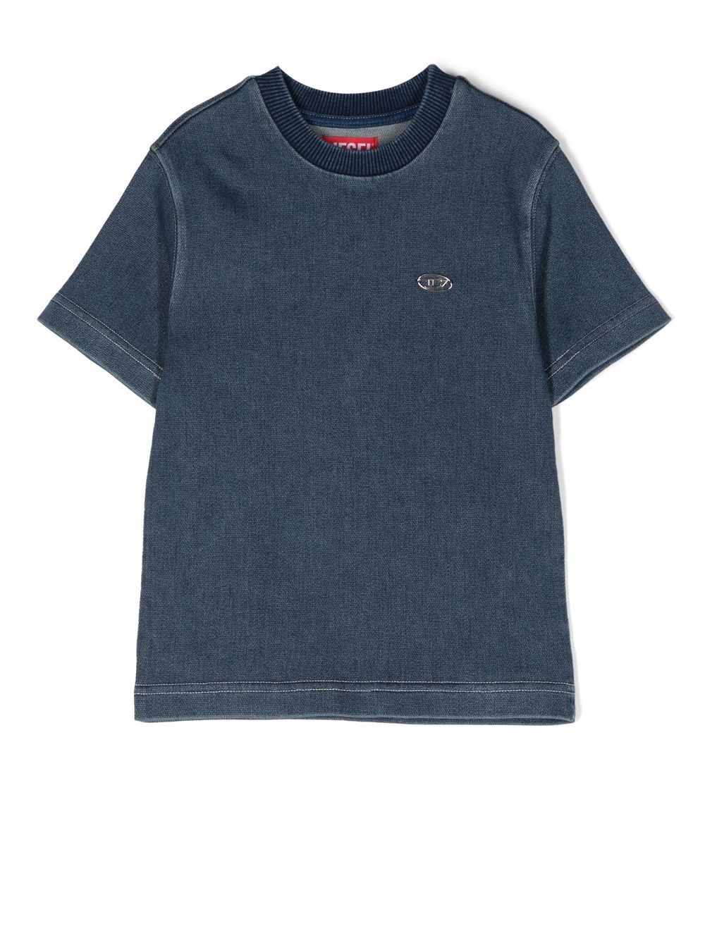 Diesel Kids T Biggor faded T-shirt - Blue von Diesel Kids