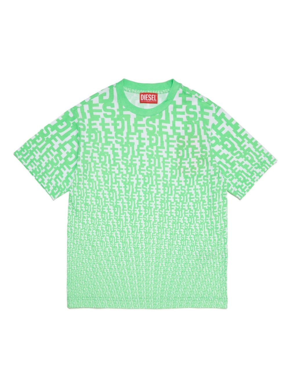 Diesel Kids Tlang logo-motif T-shirt - Green von Diesel Kids