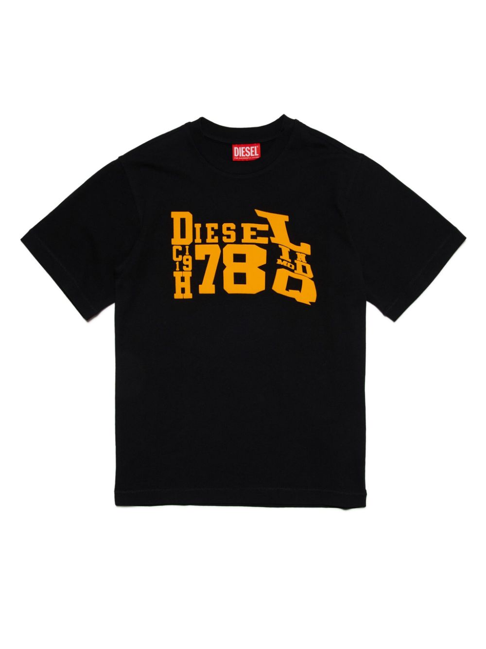 Diesel Kids Twashg logo-print T-shirt - Black von Diesel Kids