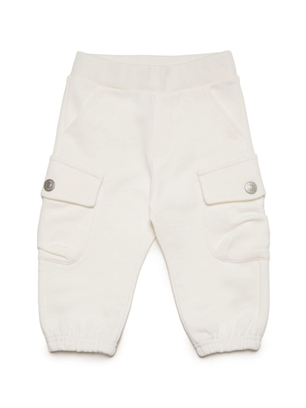 Diesel Kids fleece cargo trousers - White von Diesel Kids