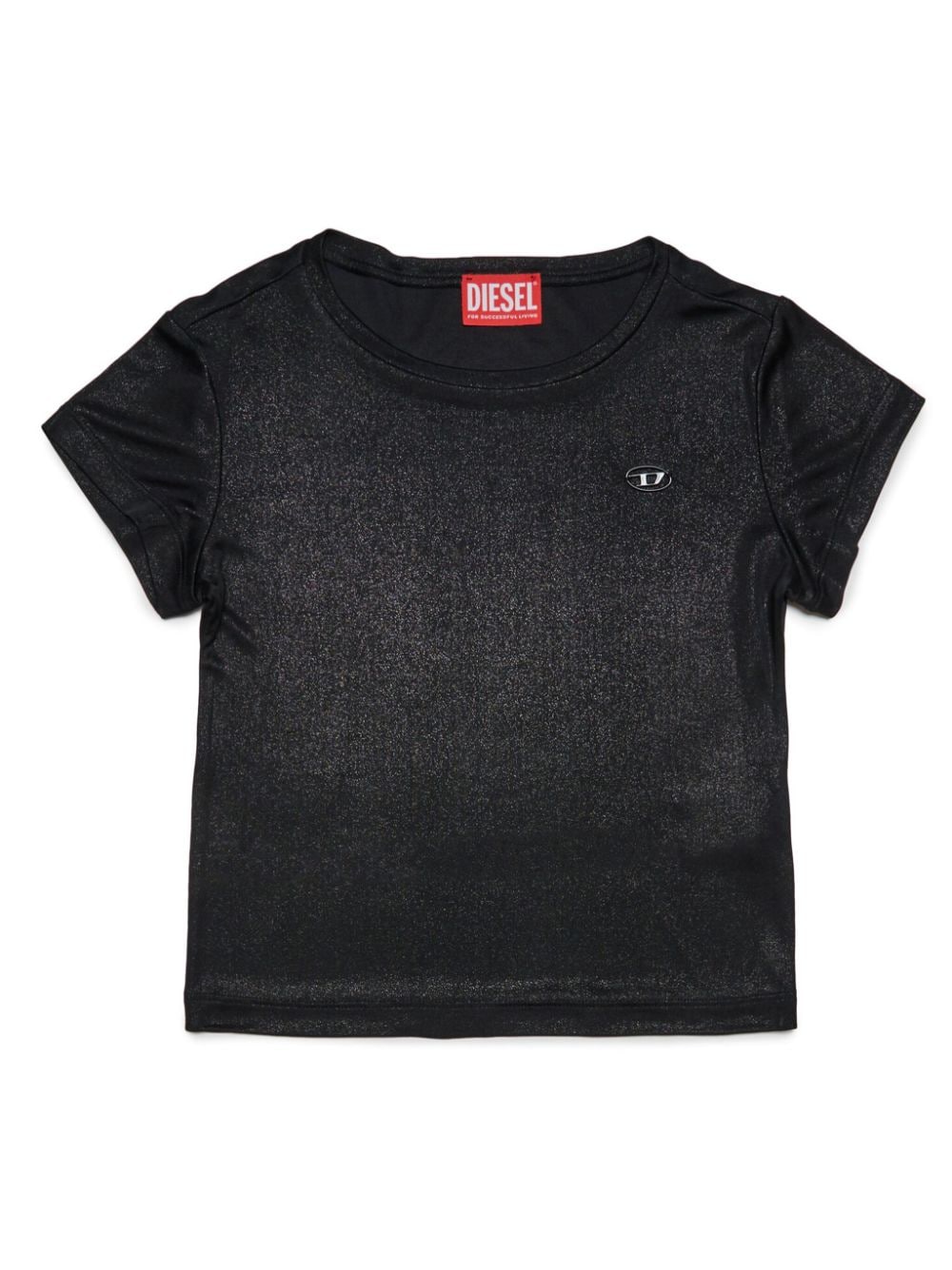 Diesel Kids logo-embossed short-sleeve T-shirt - Black von Diesel Kids