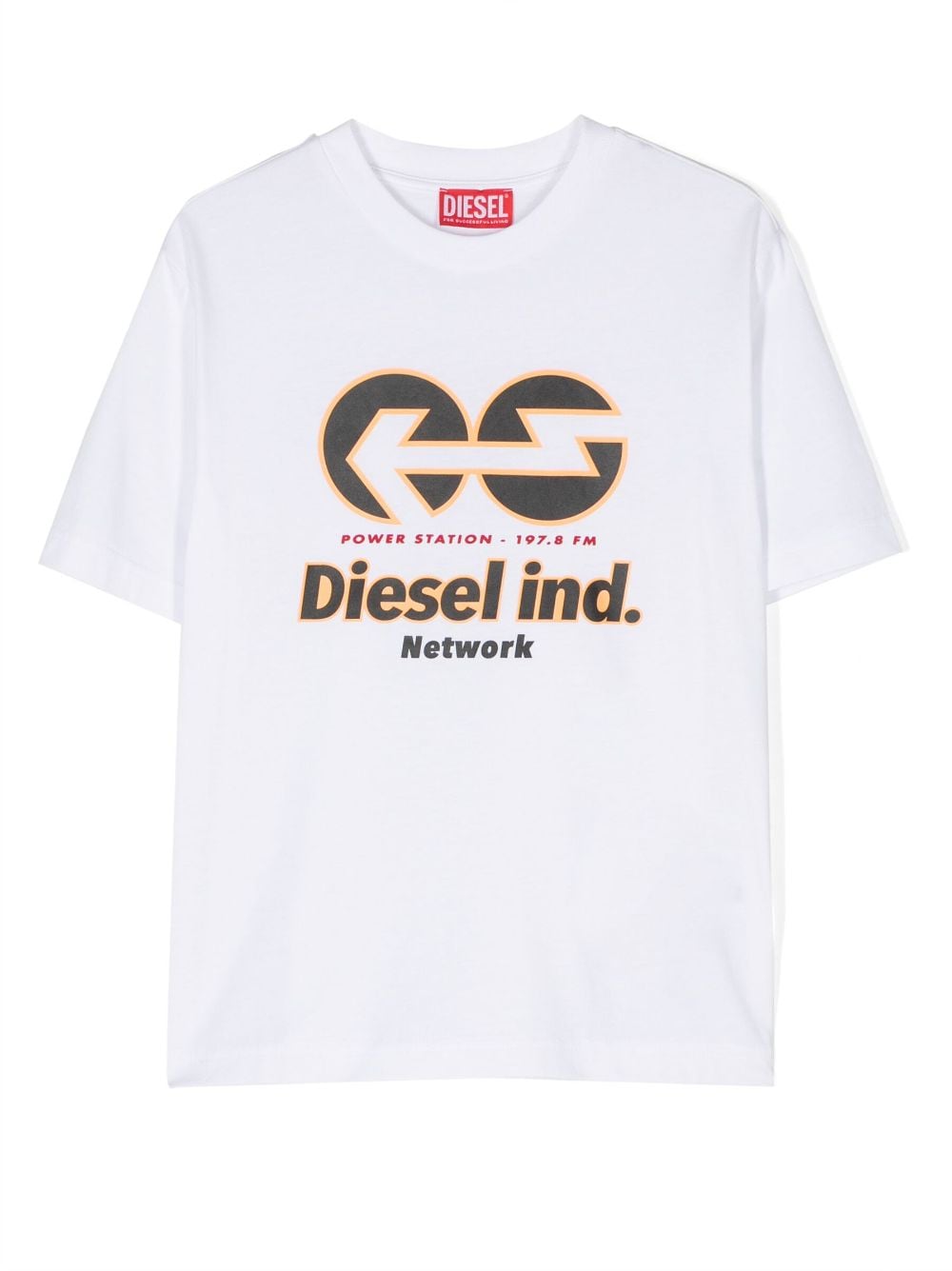 Diesel Kids logo-print T-shirt - White von Diesel Kids