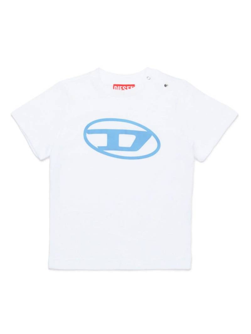 Diesel Kids logo-print cotton T-shirt - White von Diesel Kids