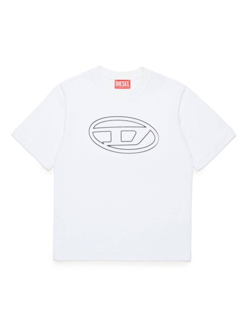 Diesel Kids logo-print cotton T-shirt - White von Diesel Kids