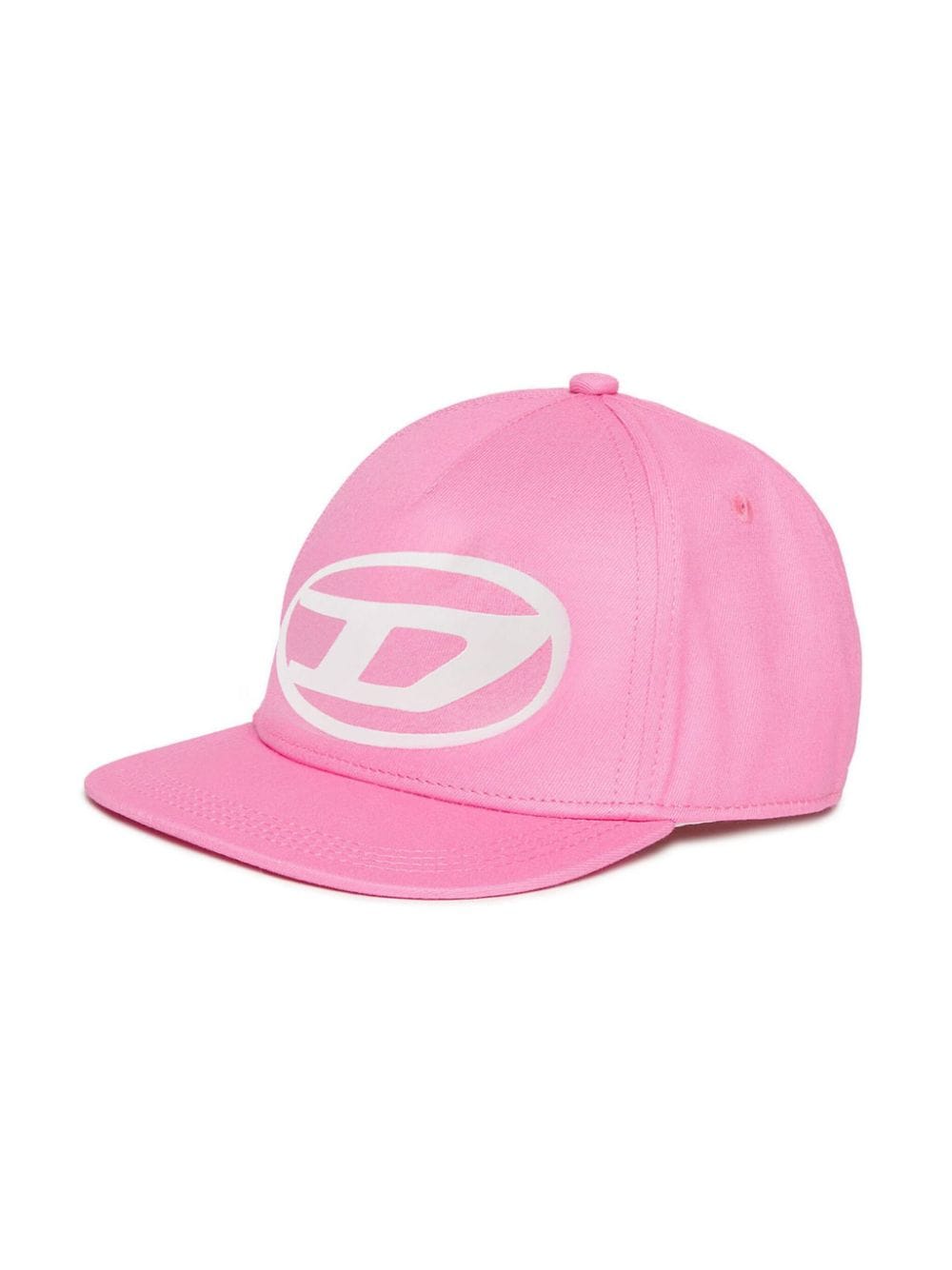 Diesel Kids logo-print cotton baseball cap - Pink von Diesel Kids