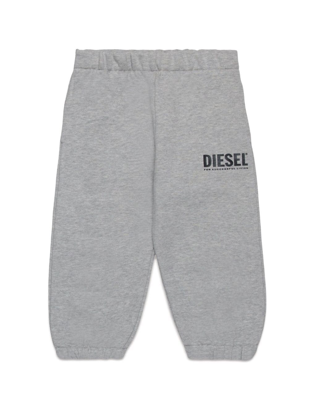Diesel Kids logo-print cotton track pants - Grey von Diesel Kids