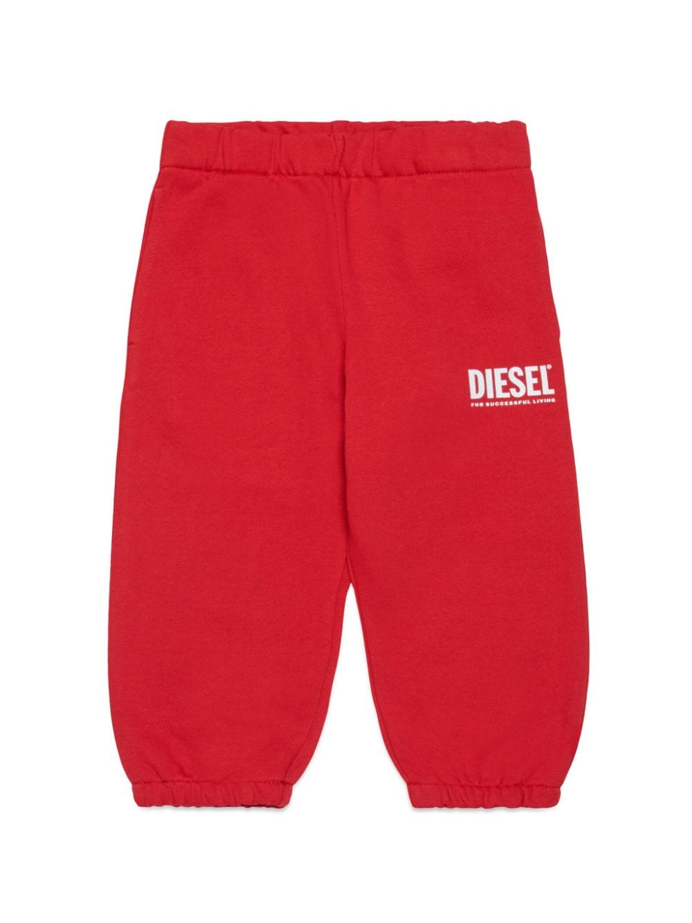 Diesel Kids logo-print cotton track pants - Red von Diesel Kids