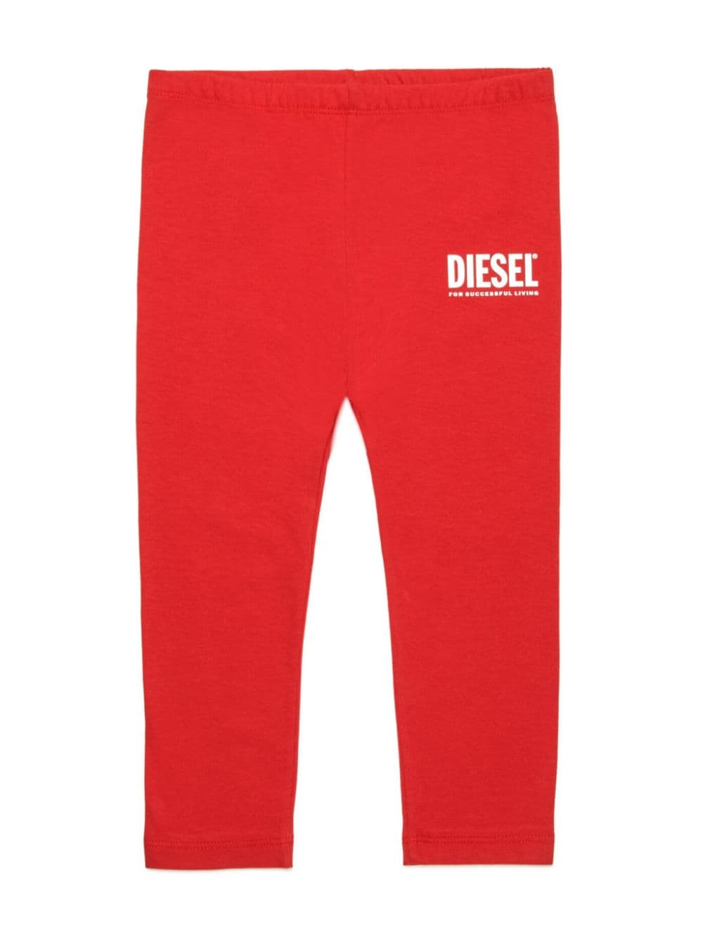Diesel Kids logo-print jersey leggings - Red von Diesel Kids