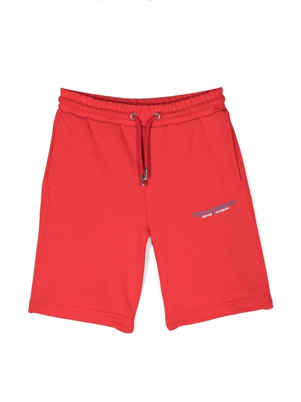 Diesel Kids logo-print sweat shorts - Red von Diesel Kids