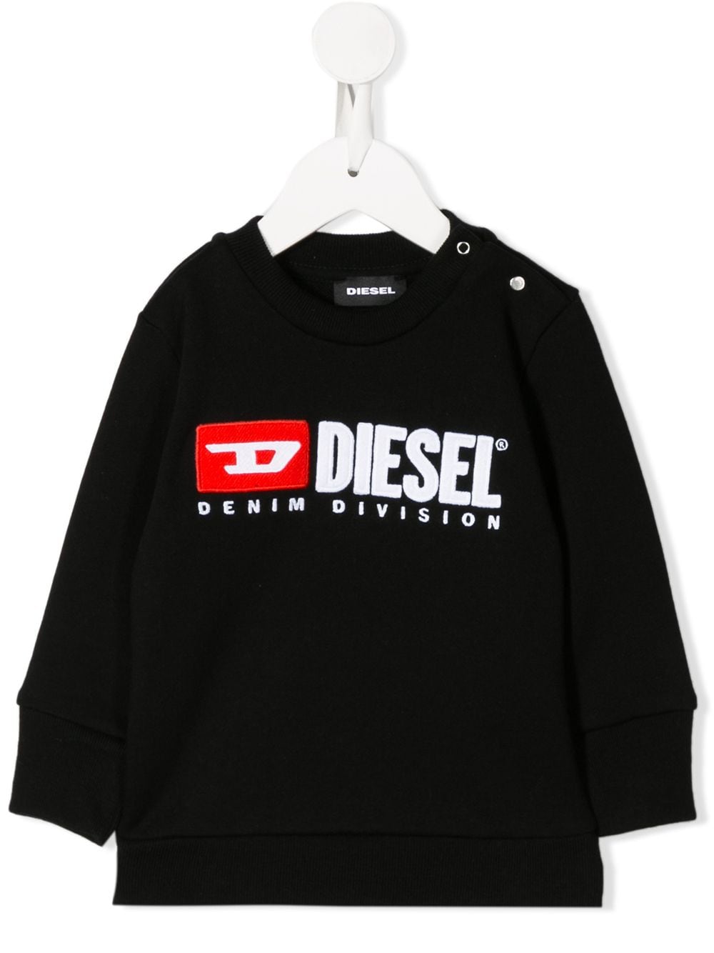 Diesel Kids logo print sweatshirt - Black von Diesel Kids