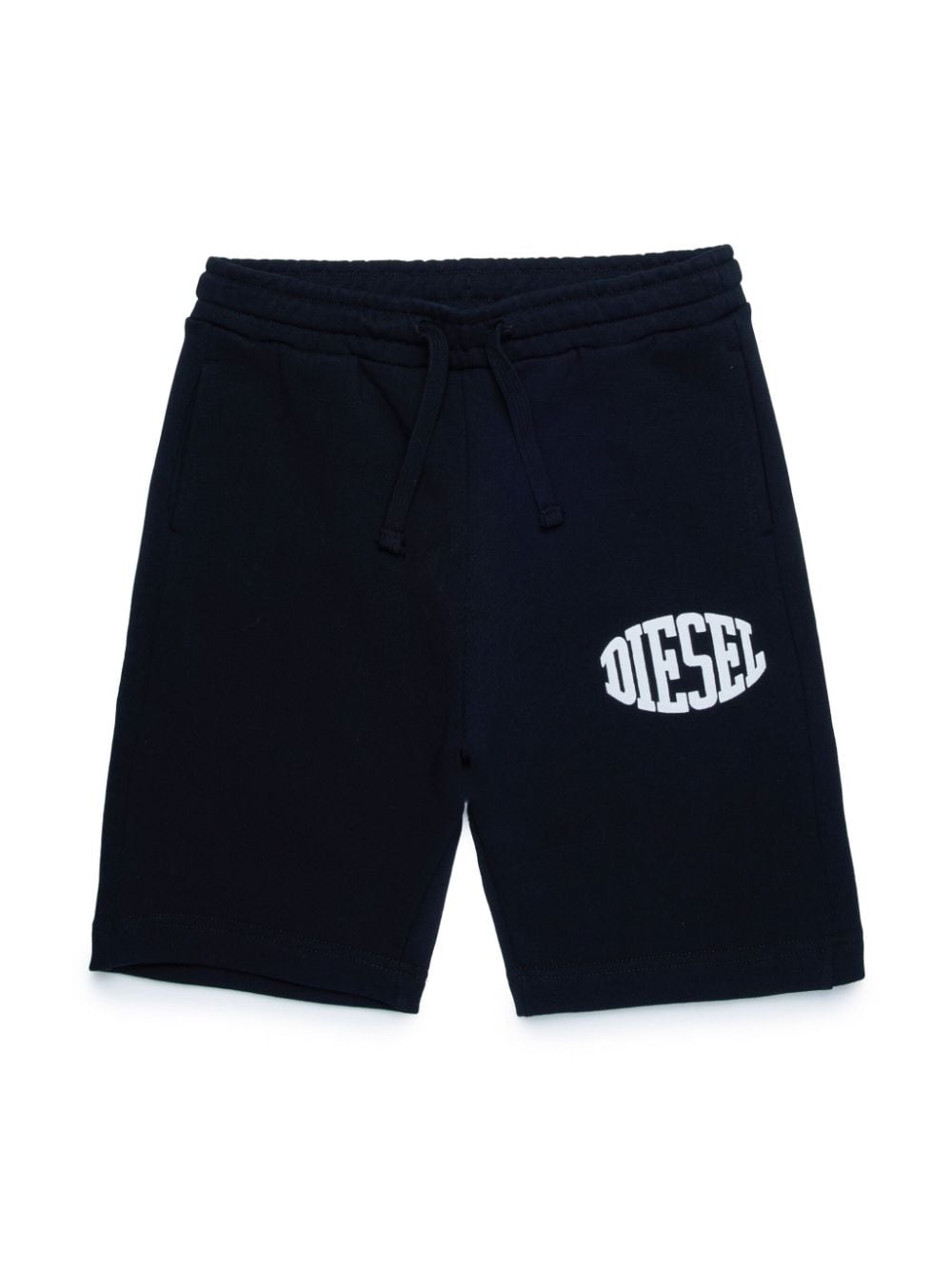 Diesel Kids logo-print track shorts - Black von Diesel Kids