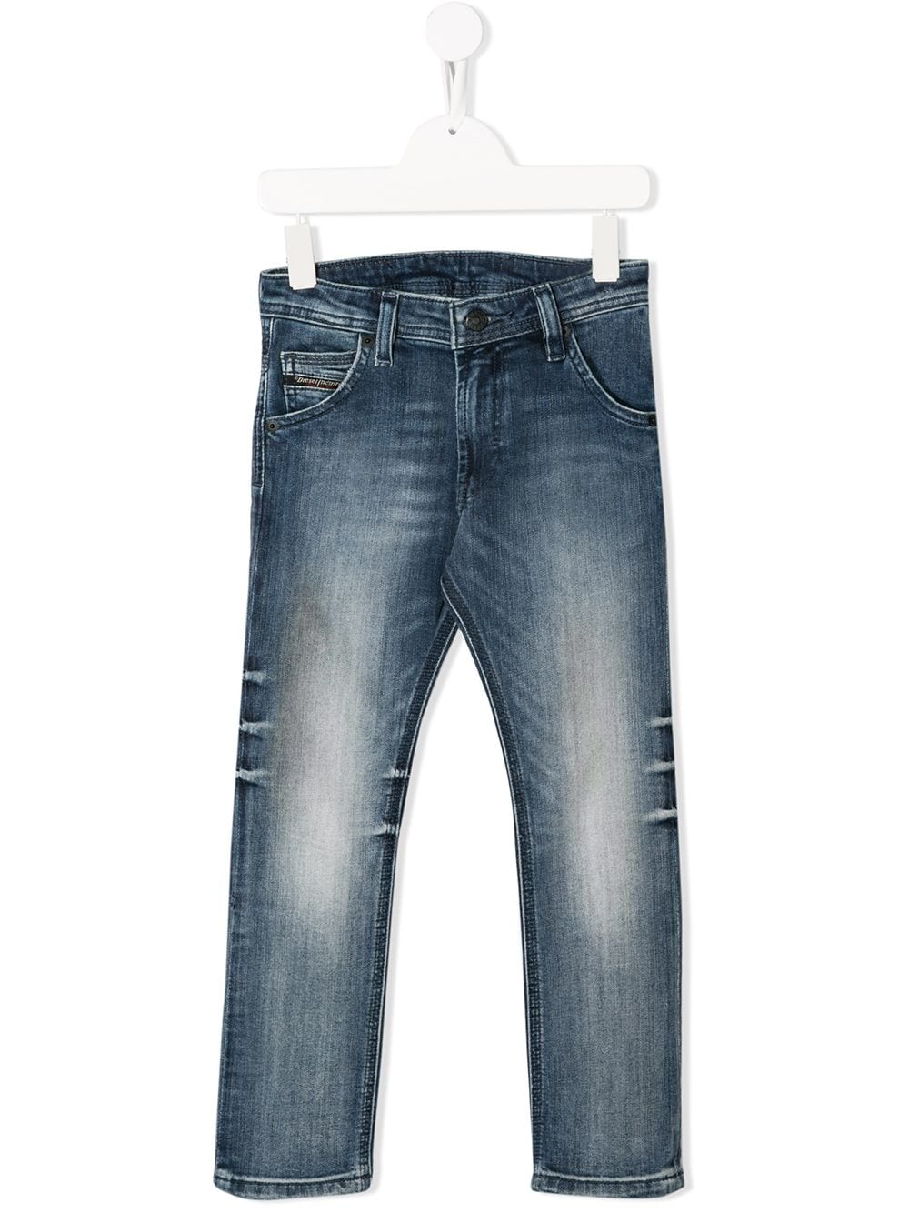 Diesel Kids tapered distressed jeans - Blue von Diesel Kids