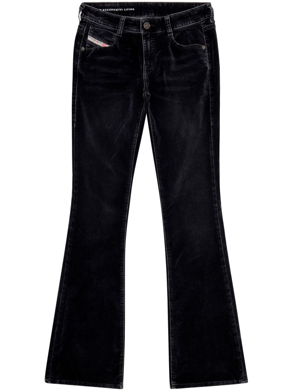 Diesel 1969 D-Ebbey flared jeans - Black von Diesel