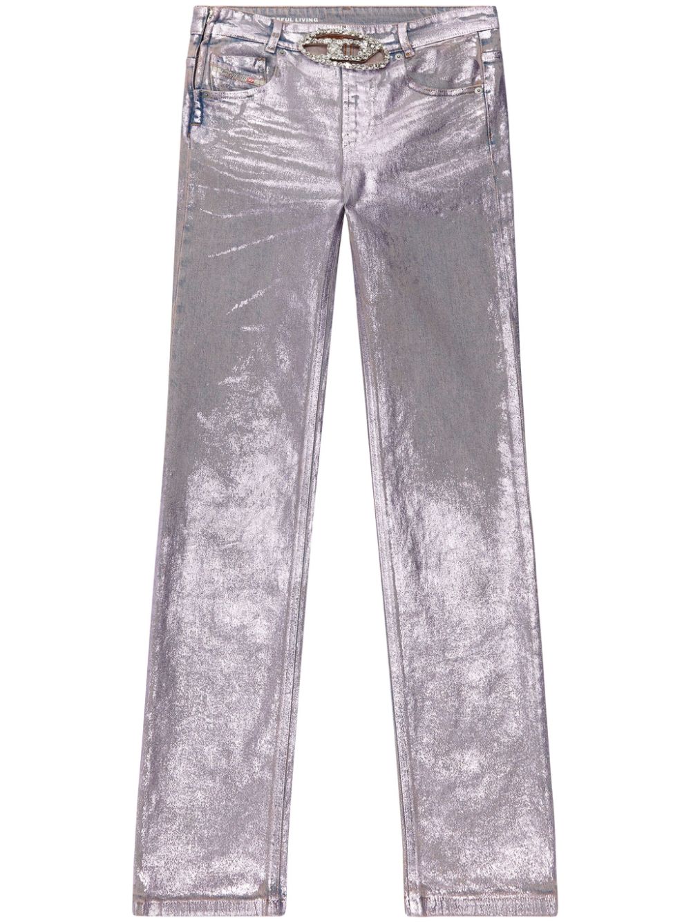 Diesel 1989 D-Mine straight-leg jeans - Silver von Diesel