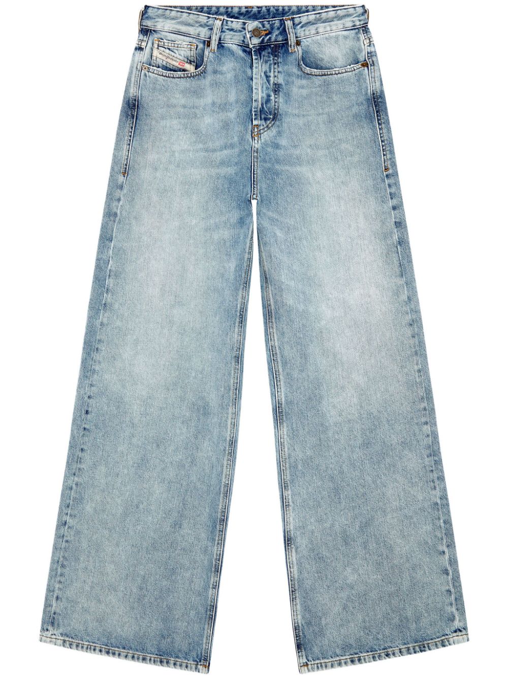 Diesel 1996 D-Sire 09h57 mid-rise wide-leg jeans - Blue von Diesel